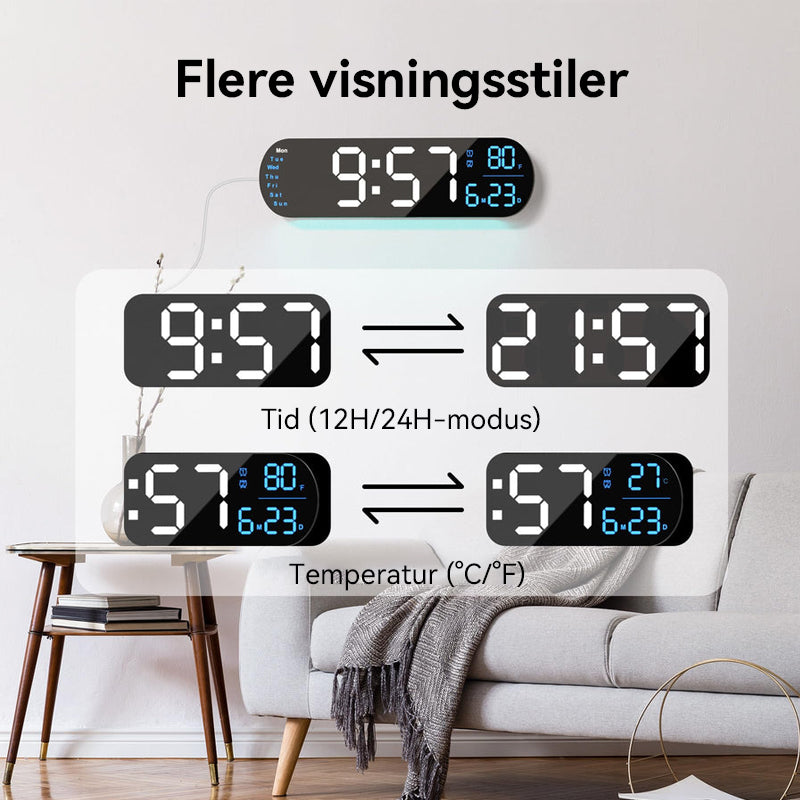 Multi Functional LED Display Clock