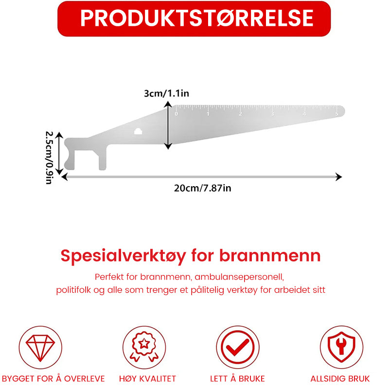 Låseplukking brannverktøy