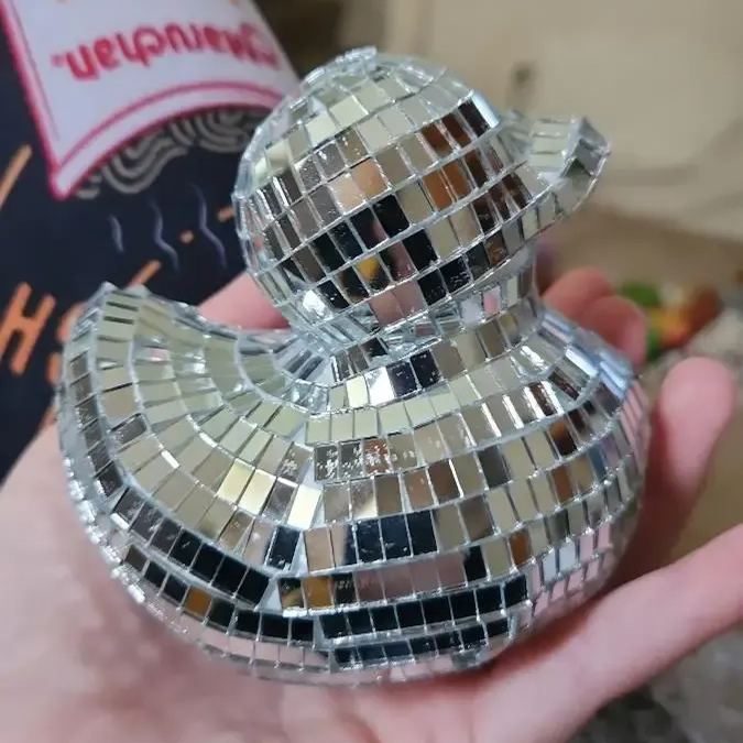 Sjarmerende Disco Mirror Duck