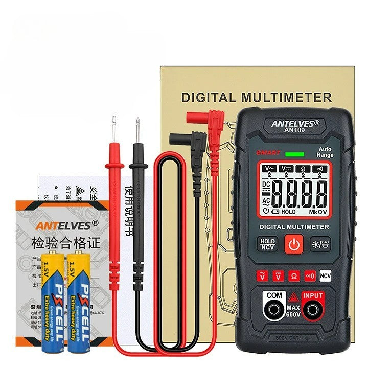 Forbedret EBTN LCD-multimeter med enkel avlesning og måling