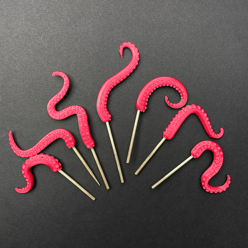 Set of 7 Sea monster Tentacles