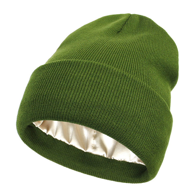 Varm Strikket Ull Beanie