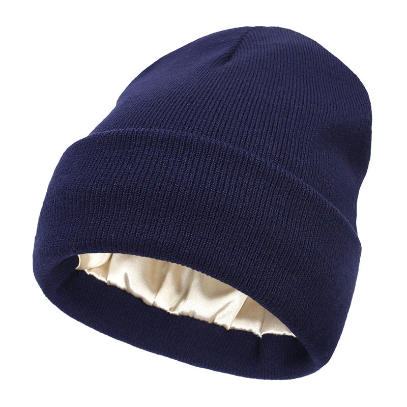 Varm Strikket Ull Beanie