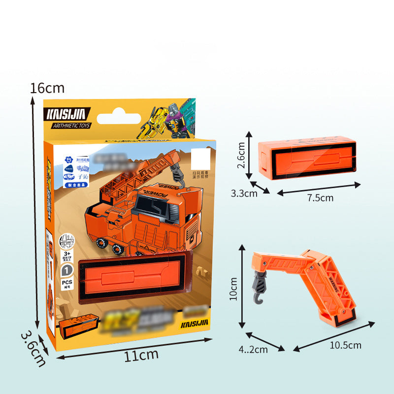 Leketøysdeformasjon Number Transform Robot