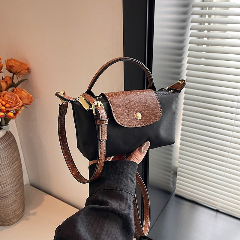 Simple Flap Crossbody-veske for kvinner