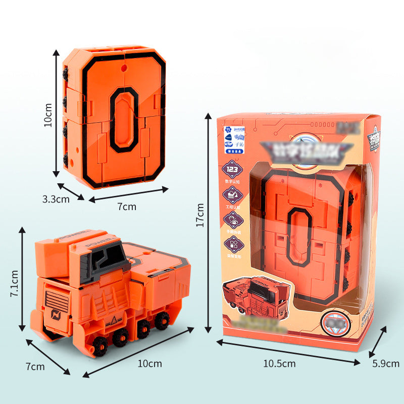 Leketøysdeformasjon Number Transform Robot