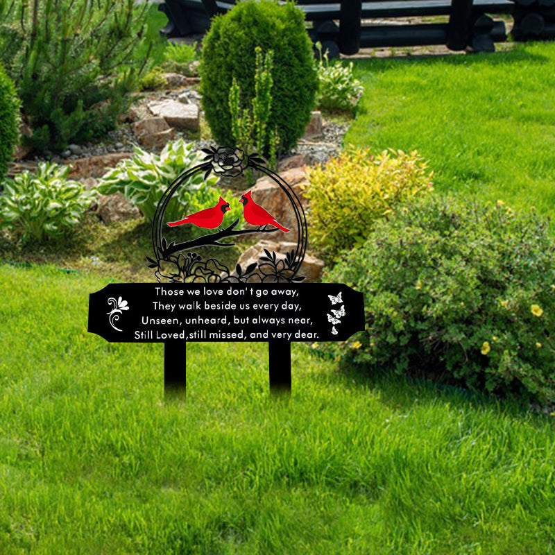 Cardinal Cemetery Memorial Stake