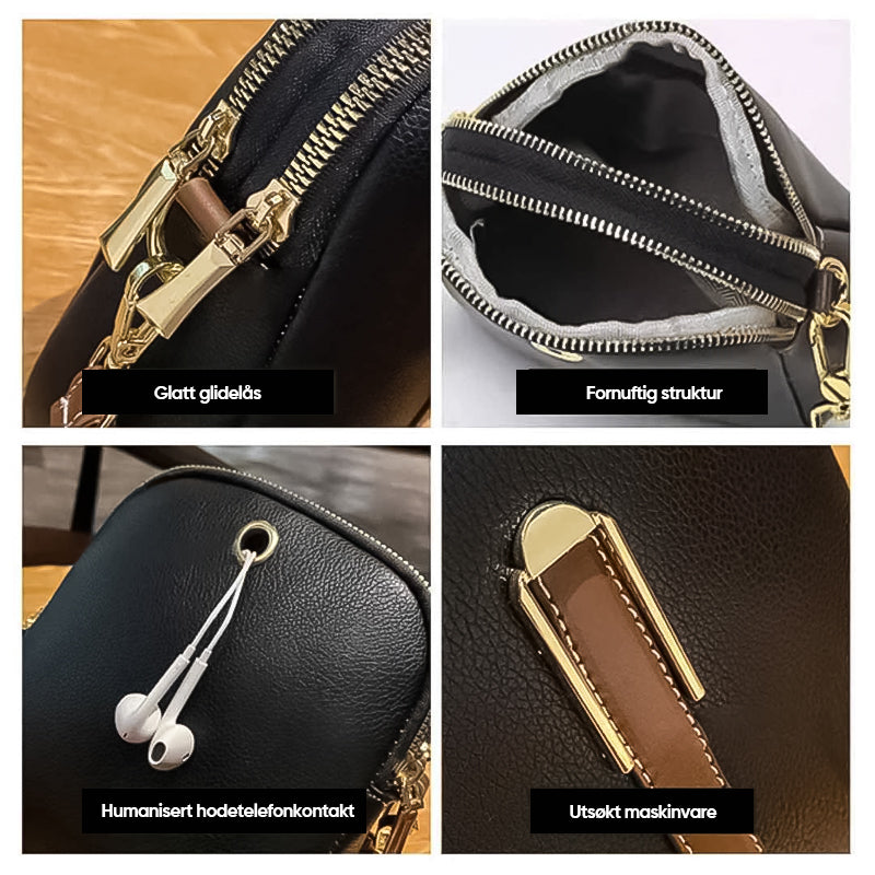 Crossbody-veske med mønster