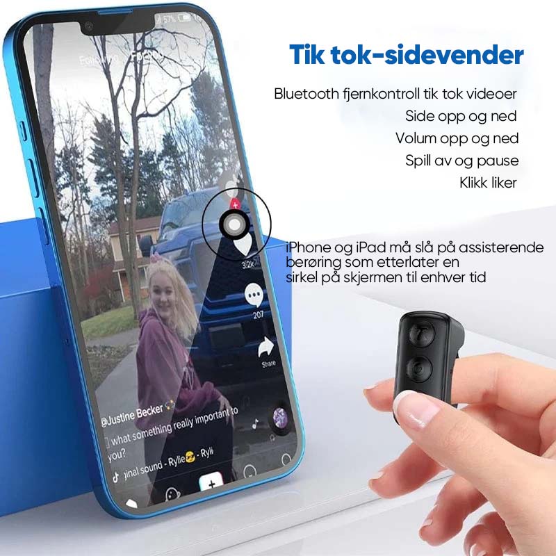 💍📳Bluetooth Mobiltelefonfjernkontroll