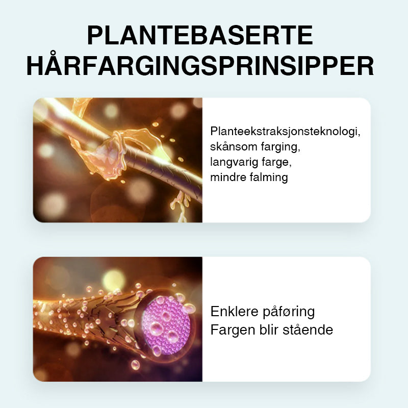 Planteekstrakt hårfarge essens