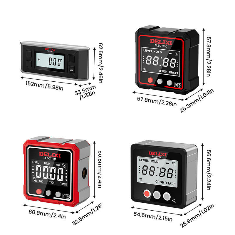 Multifunksjonell Digital Inklinometer