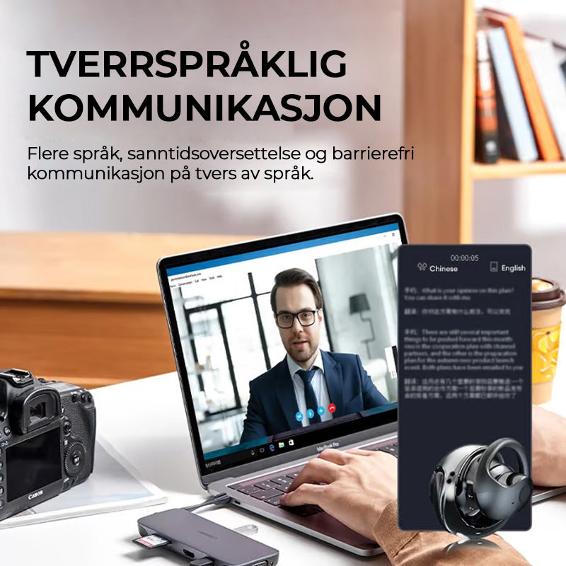 Trådløse Bluetooth Oversettelsesørepropper