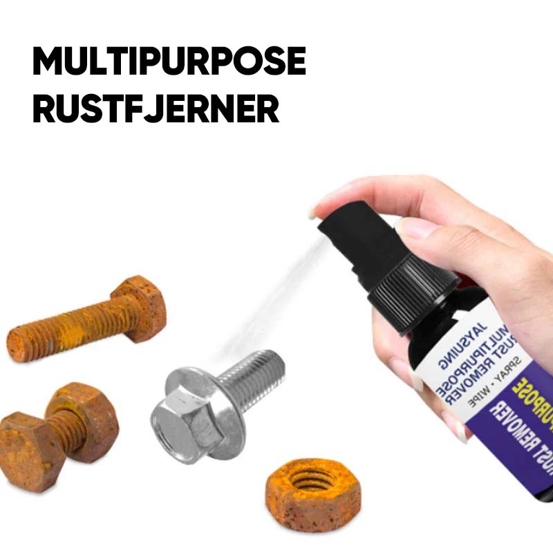 Multifunksjonell rustfjernerspray