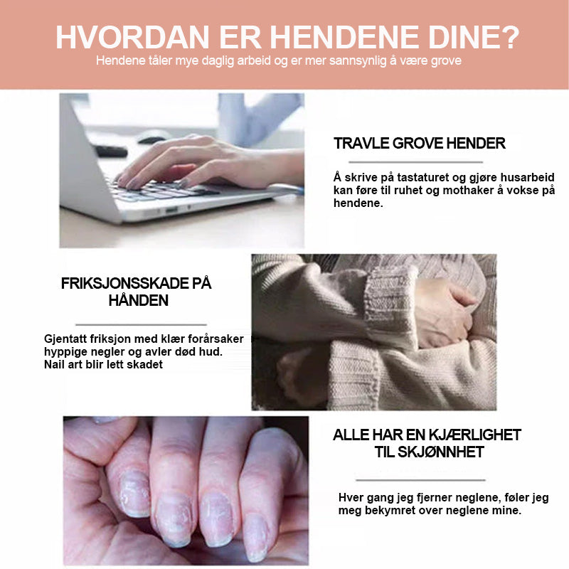 Nøyaktig vekstolje for negler