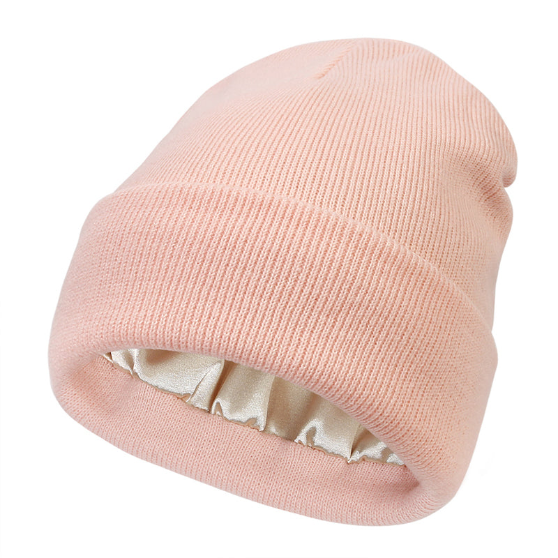 Varm Strikket Ull Beanie