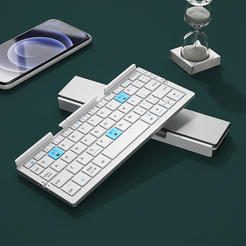 Bærbar sammenleggbar bluetooth mini-tastatur