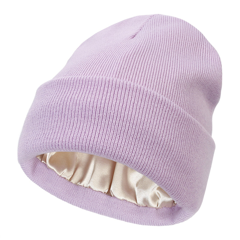 Varm Strikket Ull Beanie