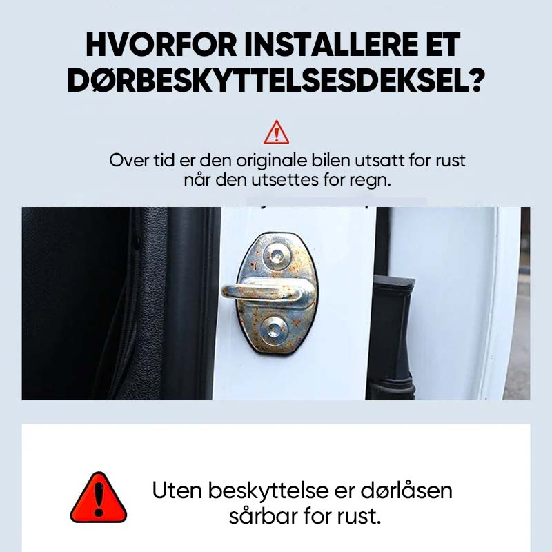 Bil Silikonbeskyttende Deksel for Dørlås