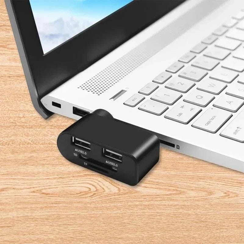 4 I 1 Roterbar USB-hub