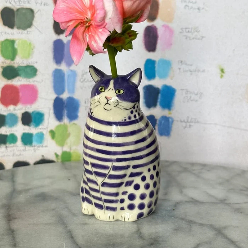 Polka Dot Kattevase