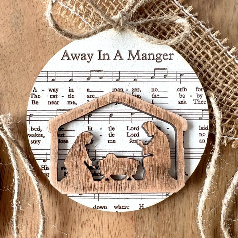 Musikkark Nativity Ornament