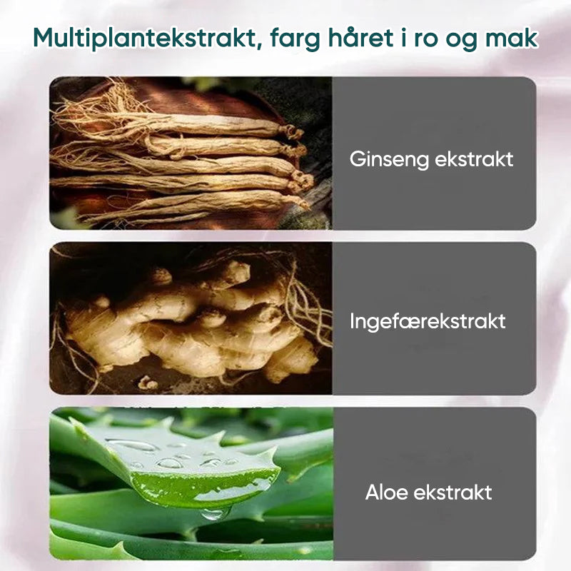 Naturlig plantehårfarge