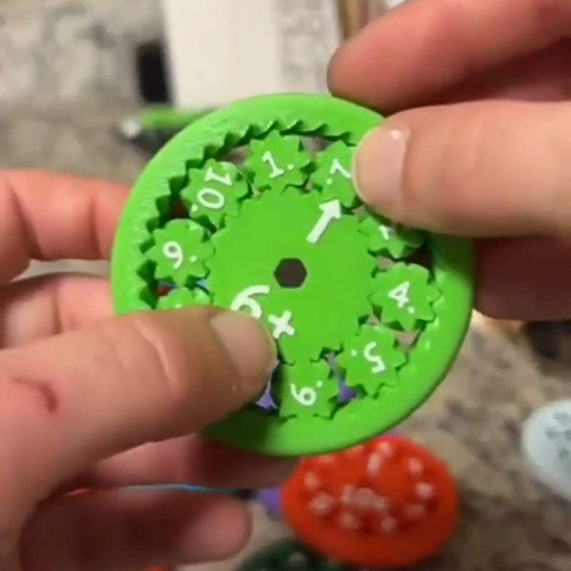 Fidget-spinnere med mattefakta