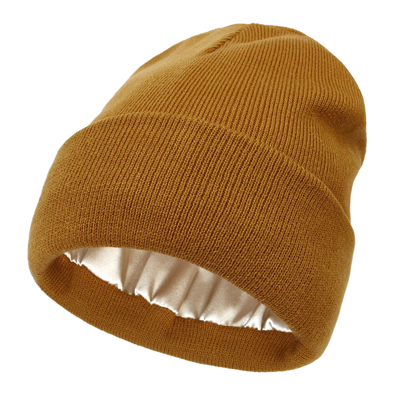 Varm Strikket Ull Beanie