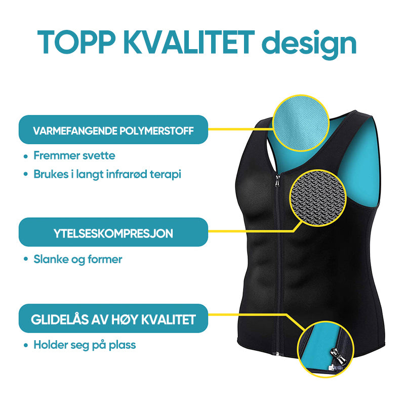 Kompress glidelåsvest