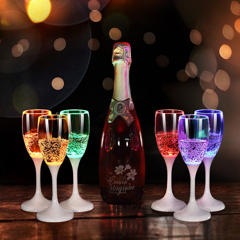 Luminous Champagne Glass