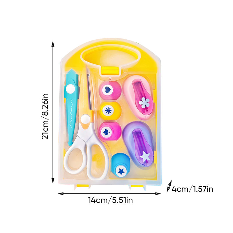 Kreativ DIY Puncher Håndverkssett for Barn