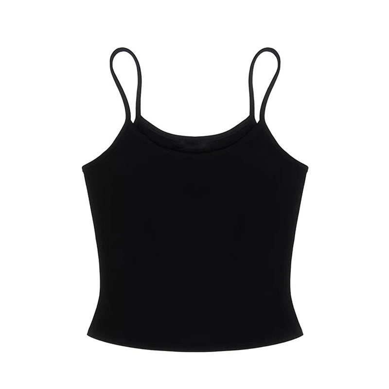 Uformell, enkel camisole-topp for kvinner