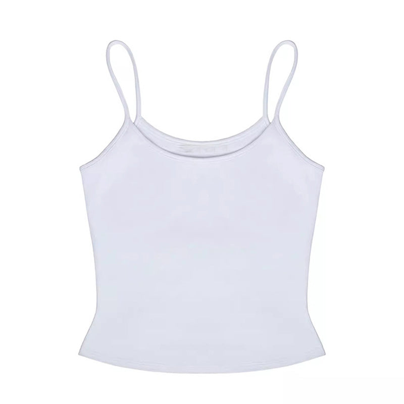 Uformell, enkel camisole-topp for kvinner