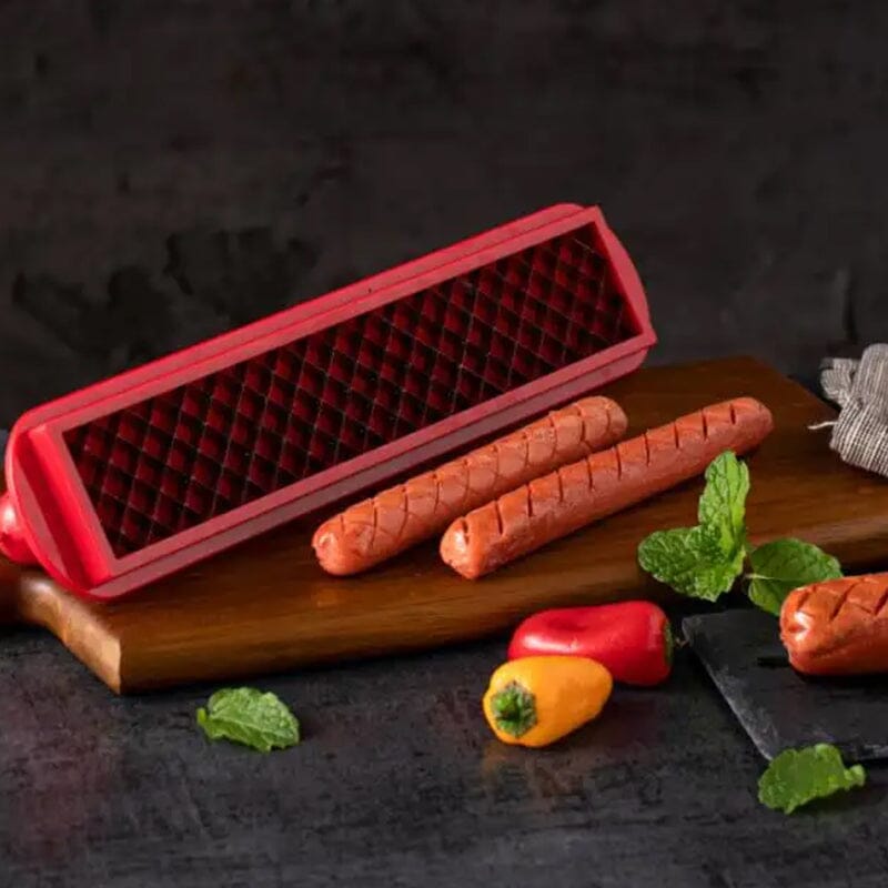 Perfekt Criss-Cross Slots Hotdogs Slicer