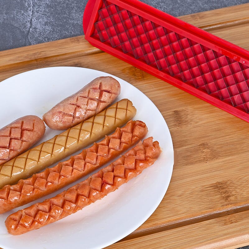 Perfekt Criss-Cross Slots Hotdogs Slicer