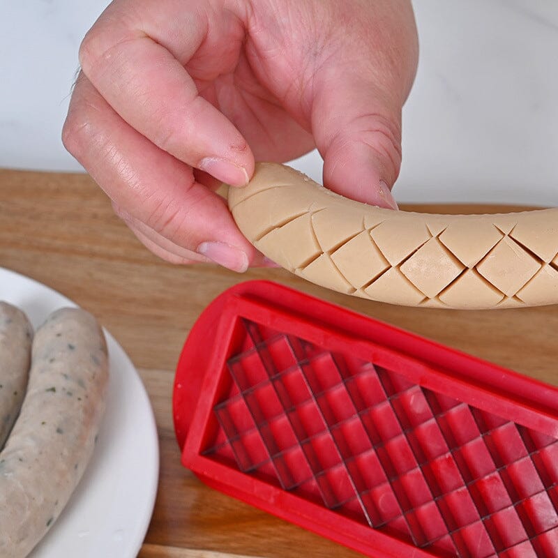 Perfekt Criss-Cross Slots Hotdogs Slicer