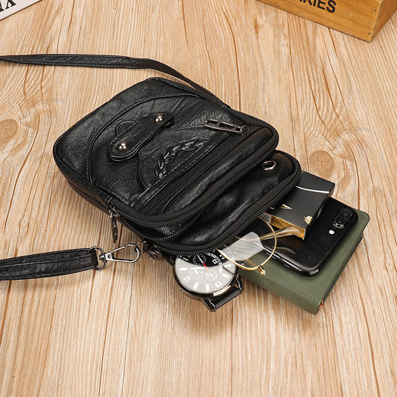 Klassisk mini crossbody-veske