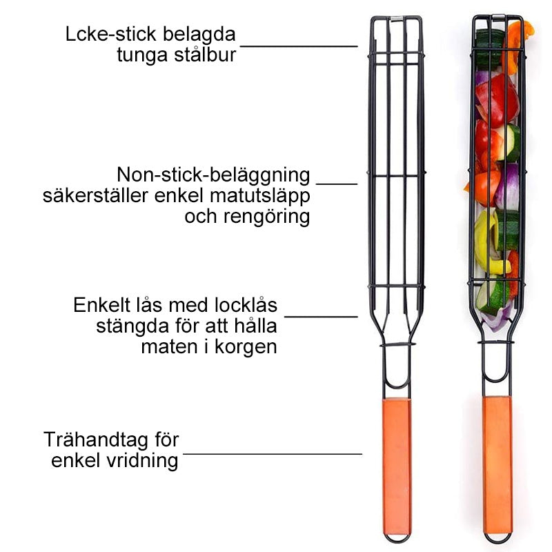 Gjenbrukbare Kabob Grillkurver