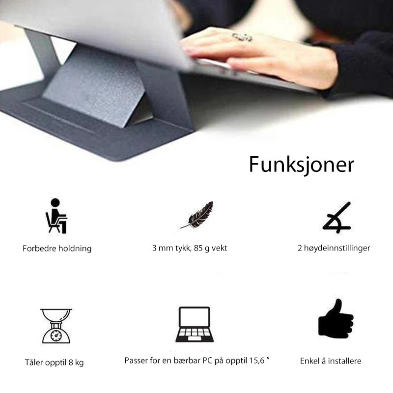 Usynlig Ultra-tynn Laptop-holder