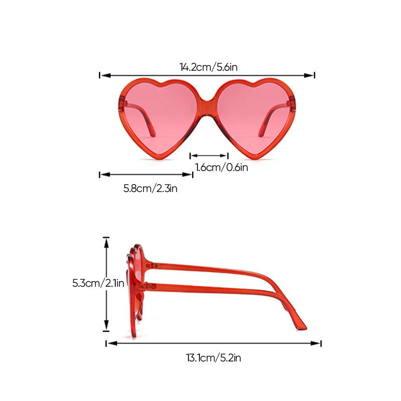 Hjerteramme solbriller
