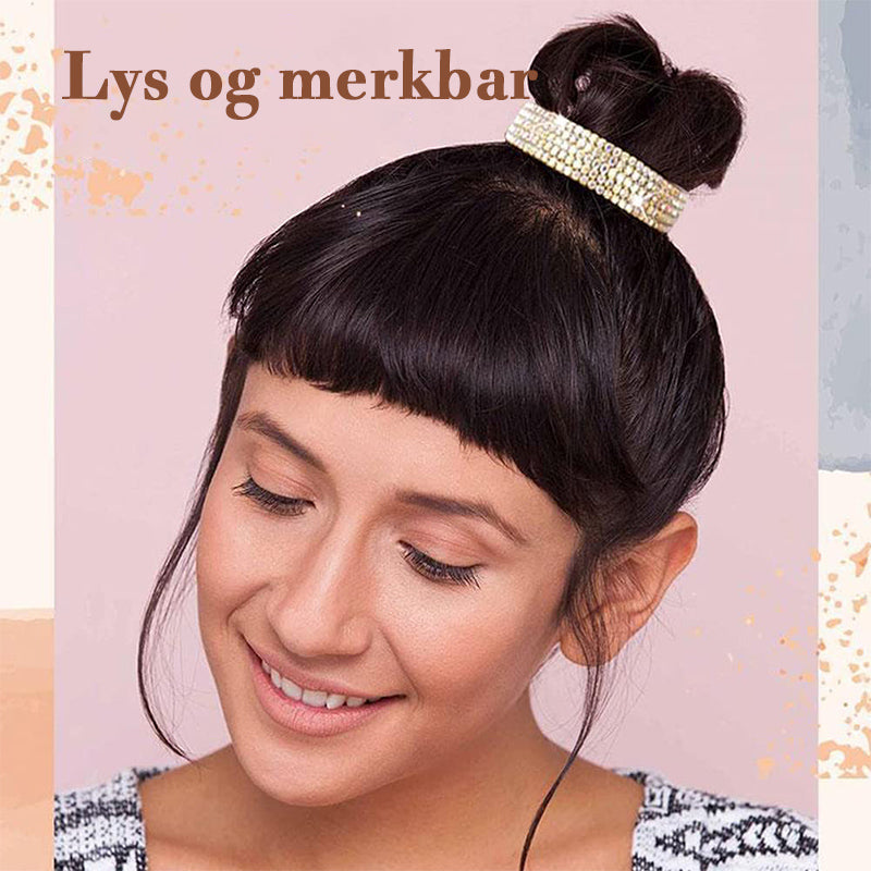 Elegant Hårpynt med hengende strass