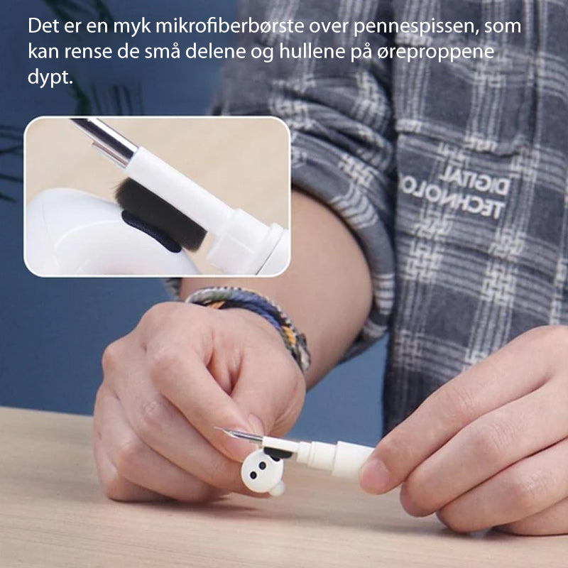 Rensepenn for Bluetooth ørepropper