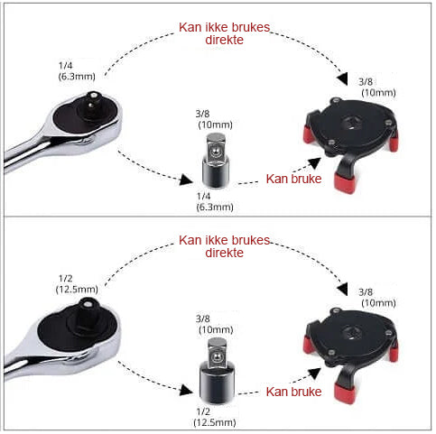 Three-jaw filter wrench