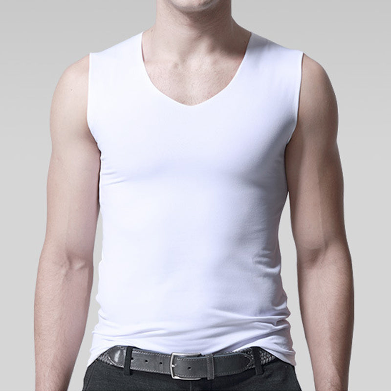 Ice silk seamless men's vest