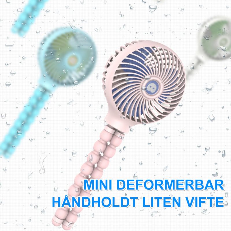 Mini Deformerbar Bærbar Vifte