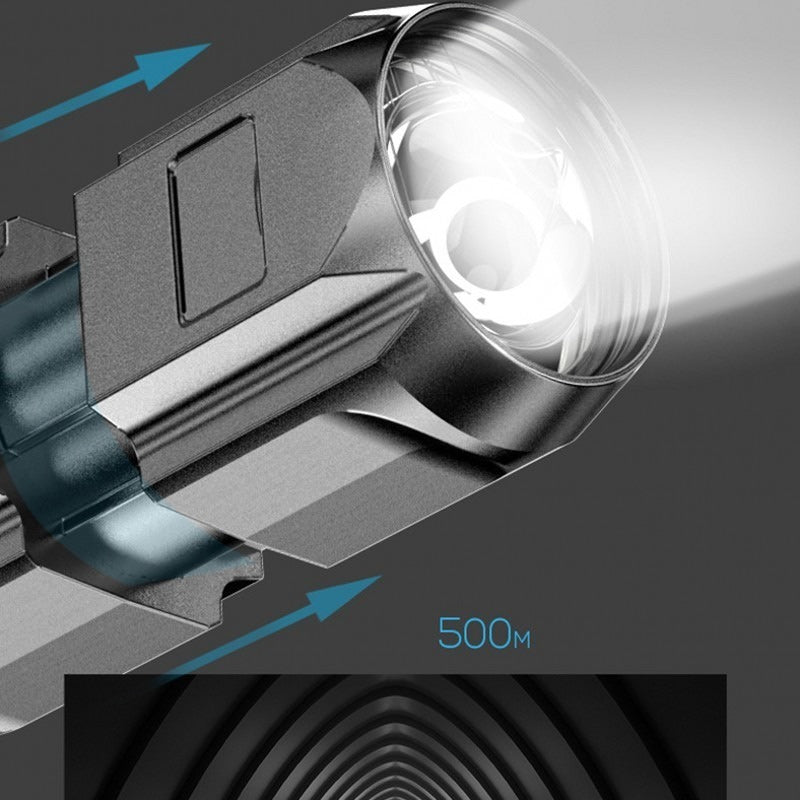 Kraftig LED-Lommelykt