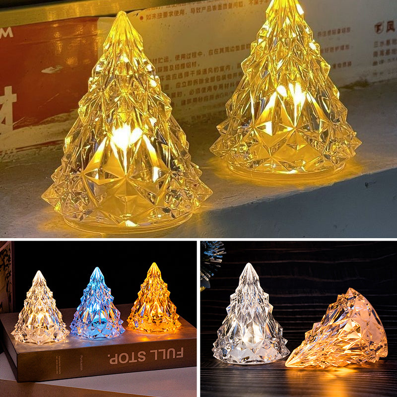 Mini LED Crystal Juletre Nattlys