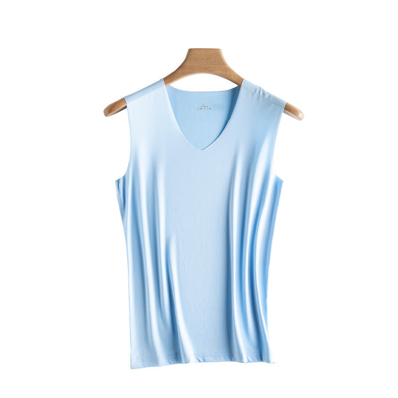 Ice silk seamless men's vest