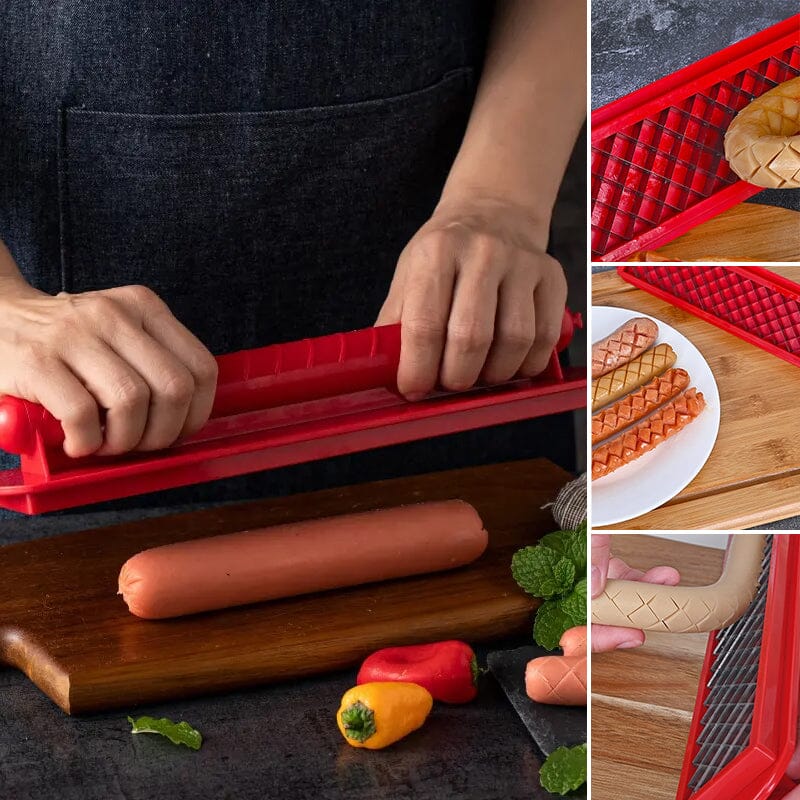 Perfekt Criss-Cross Slots Hotdogs Slicer